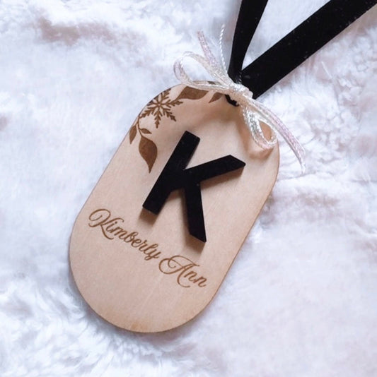 3D Monogram Ornament